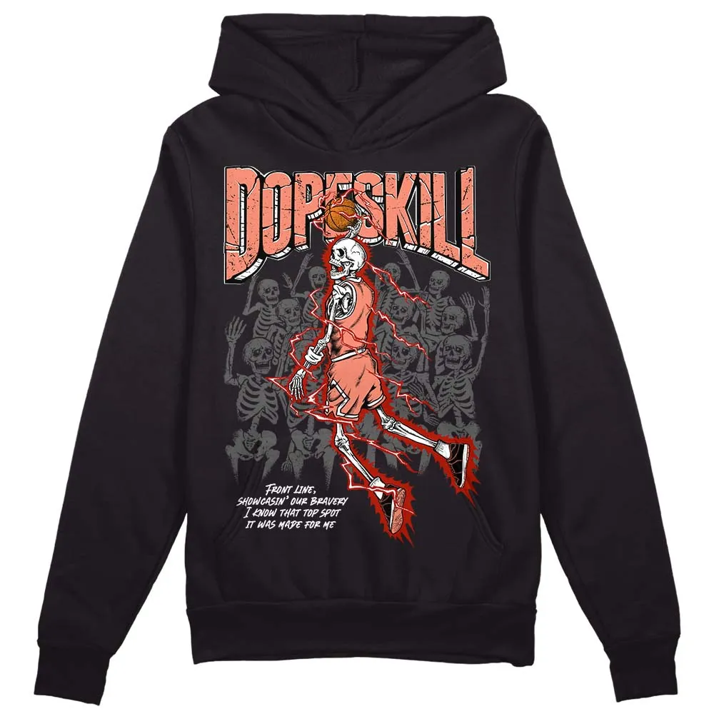 Dunk Amber Brown DopeSkill Hoodie Sweatshirt Thunder Dunk Graphic sold by DopeSkill product image thumbnail 2
