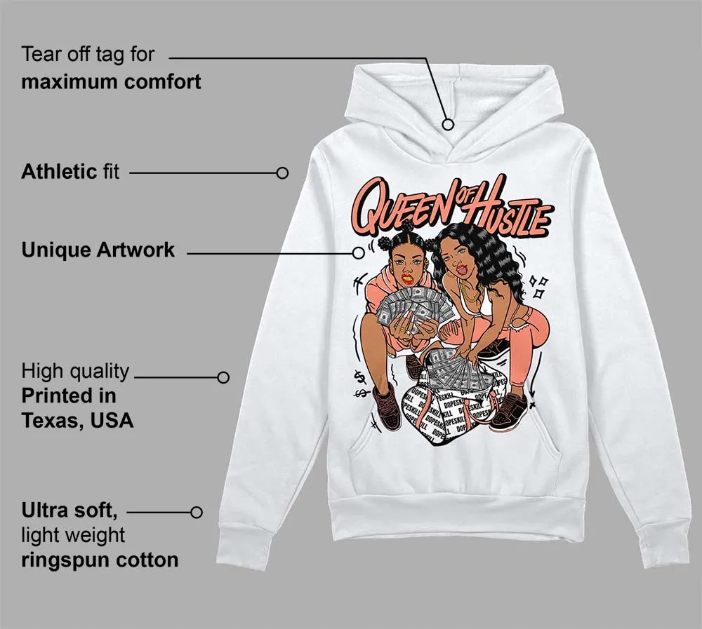 Dunk Amber Brown DopeSkill Hoodie Sweatshirt Queen Of Hustle Graphic sold by DopeSkill product image thumbnail 3