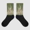 Max 90 Neutral Olive DopeSkill Sublimated Socks FIRE Graphic sold by DopeSkill