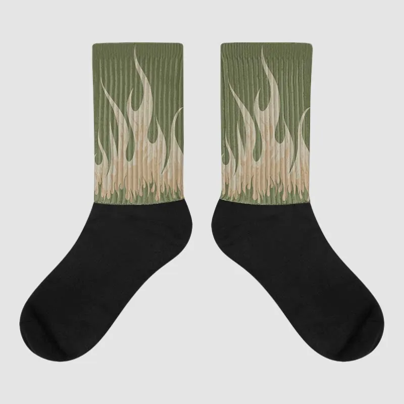 Max 90 Neutral Olive DopeSkill Sublimated Socks FIRE Graphic sold by DopeSkill