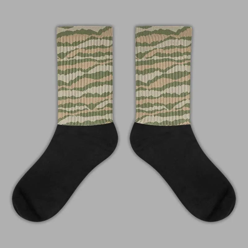 Max 90 Neutral Olive DopeSkill Sublimated Socks Abstract Tiger Graphic sold by DopeSkill
