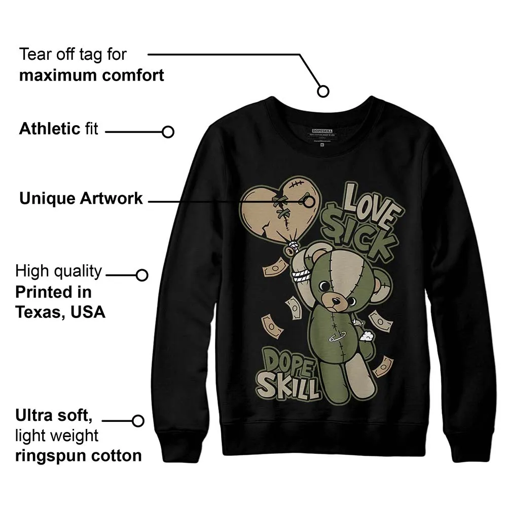 Max 90 Neutral Olive DopeSkill Sweatshirt Love Sick Graphic sold by DopeSkill product image thumbnail 3
