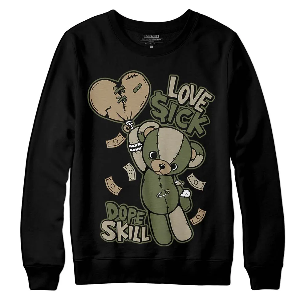 Max 90 Neutral Olive DopeSkill Sweatshirt Love Sick Graphic sold by DopeSkill