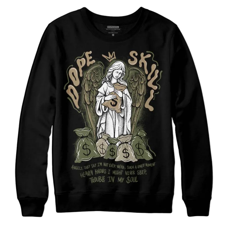 Max 90 Neutral Olive DopeSkill Sweatshirt Angels Graphic sold by DopeSkill
