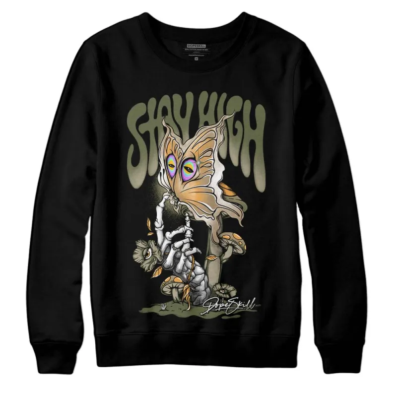 Max 90 Neutral Olive DopeSkill Sweatshirt Stay High Graphic sold by DopeSkill