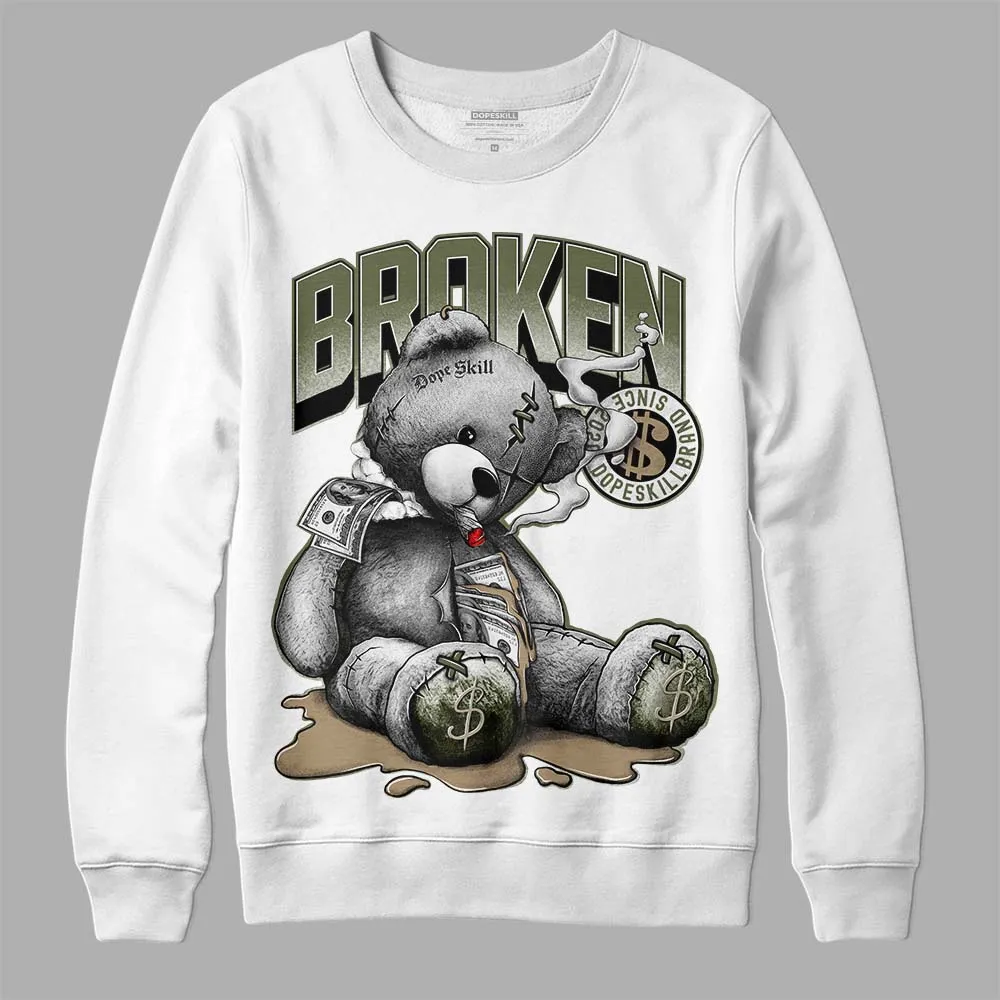 Max 90 Neutral Olive DopeSkill Sweatshirt Sick Bear Graphic sold by DopeSkill product image thumbnail 2