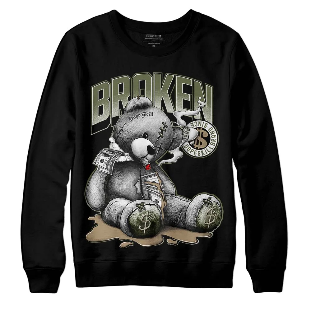 Max 90 Neutral Olive DopeSkill Sweatshirt Sick Bear Graphic sold by DopeSkill