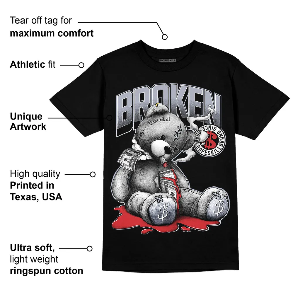 Bred Reimagined 4s DopeSkill T-Shirt Sick Bear Graphic sold by DopeSkill product image thumbnail 3