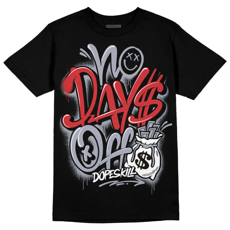 Bred Reimagined 4s DopeSkill T-Shirt No Days Off Graphic sold by DopeSkill