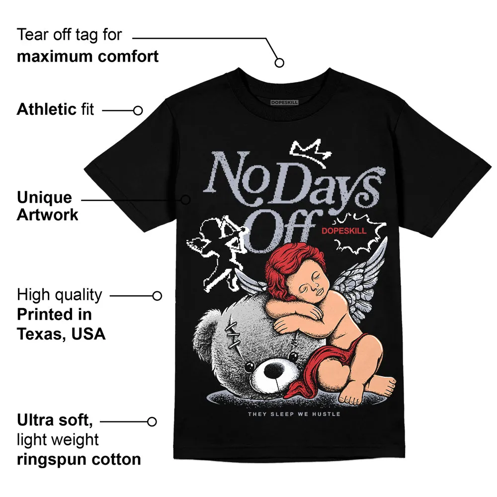 Bred Reimagined 4s DopeSkill T-Shirt New No Days Off Graphic sold by DopeSkill product image thumbnail 3