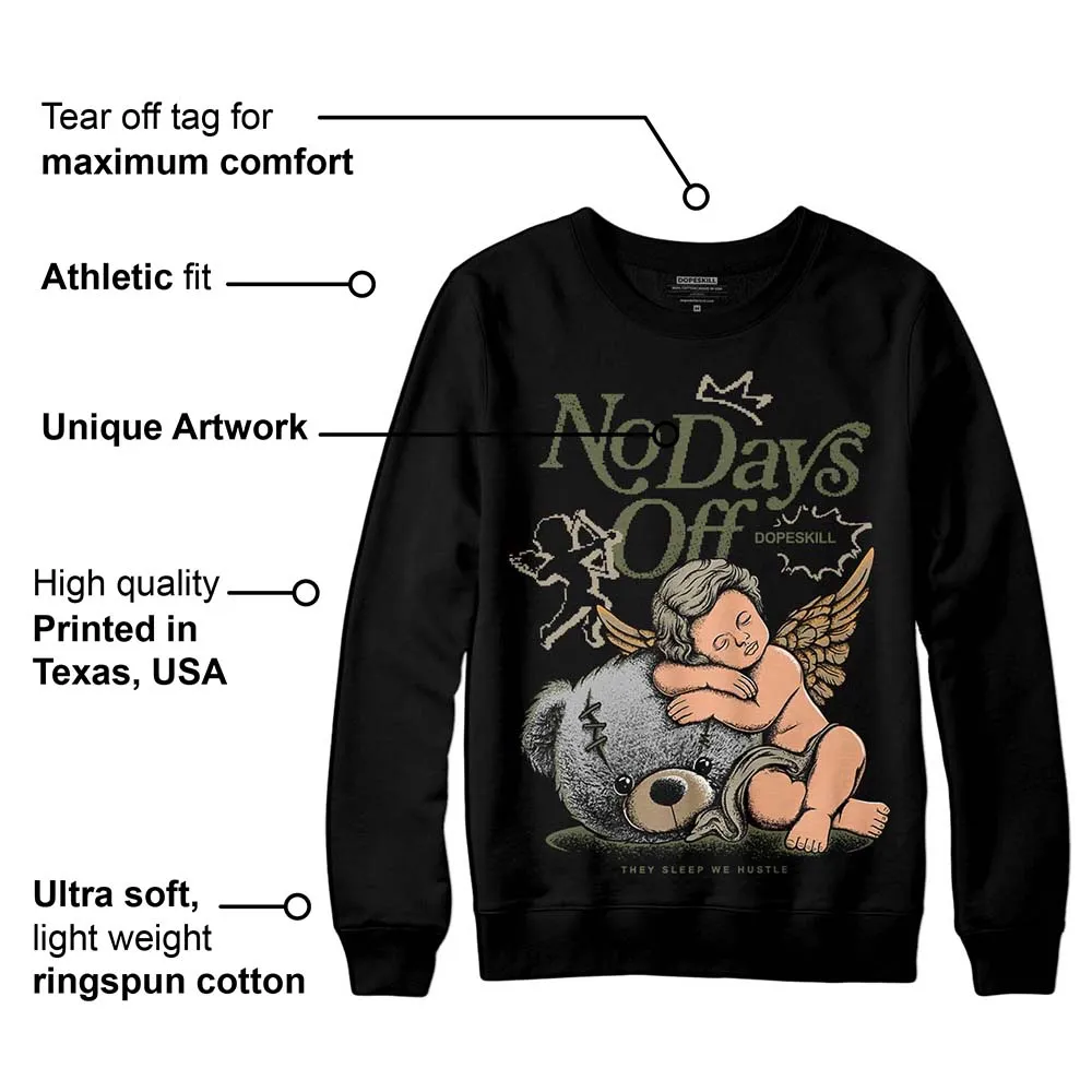 Max 90 Neutral Olive DopeSkill Sweatshirt New No Days Off Graphic sold by DopeSkill product image thumbnail 3
