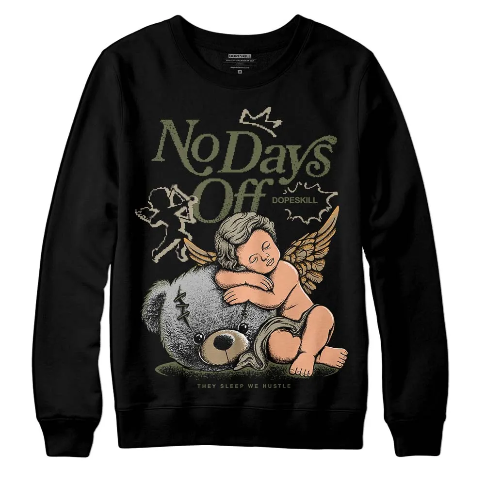 Max 90 Neutral Olive DopeSkill Sweatshirt New No Days Off Graphic sold by DopeSkill