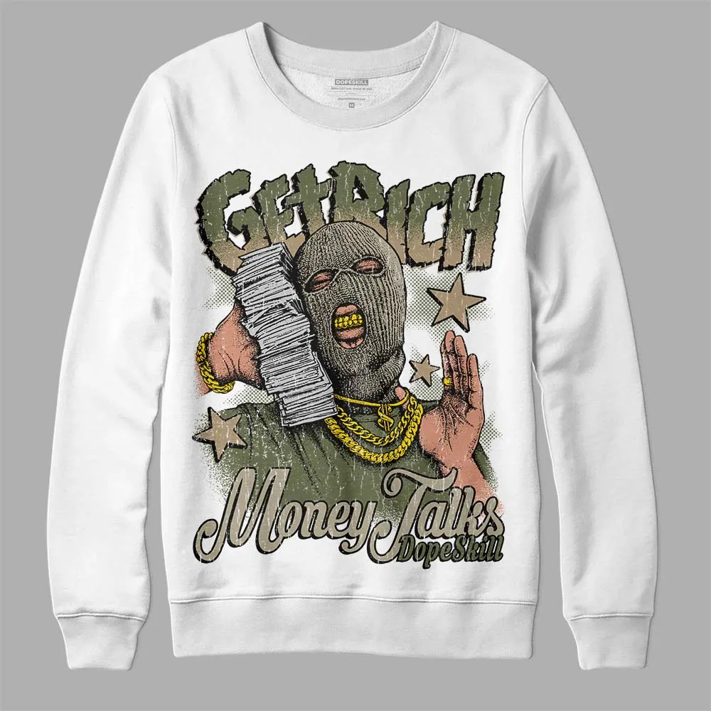 Max 90 Neutral Olive DopeSkill Sweatshirt Get Rich Graphic sold by DopeSkill product image thumbnail 2