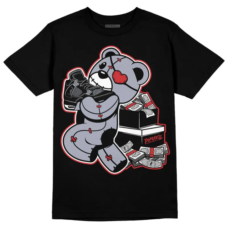 Bred Reimagined 4s DopeSkill T-Shirt Bear Steals Sneaker Graphic sold by DopeSkill