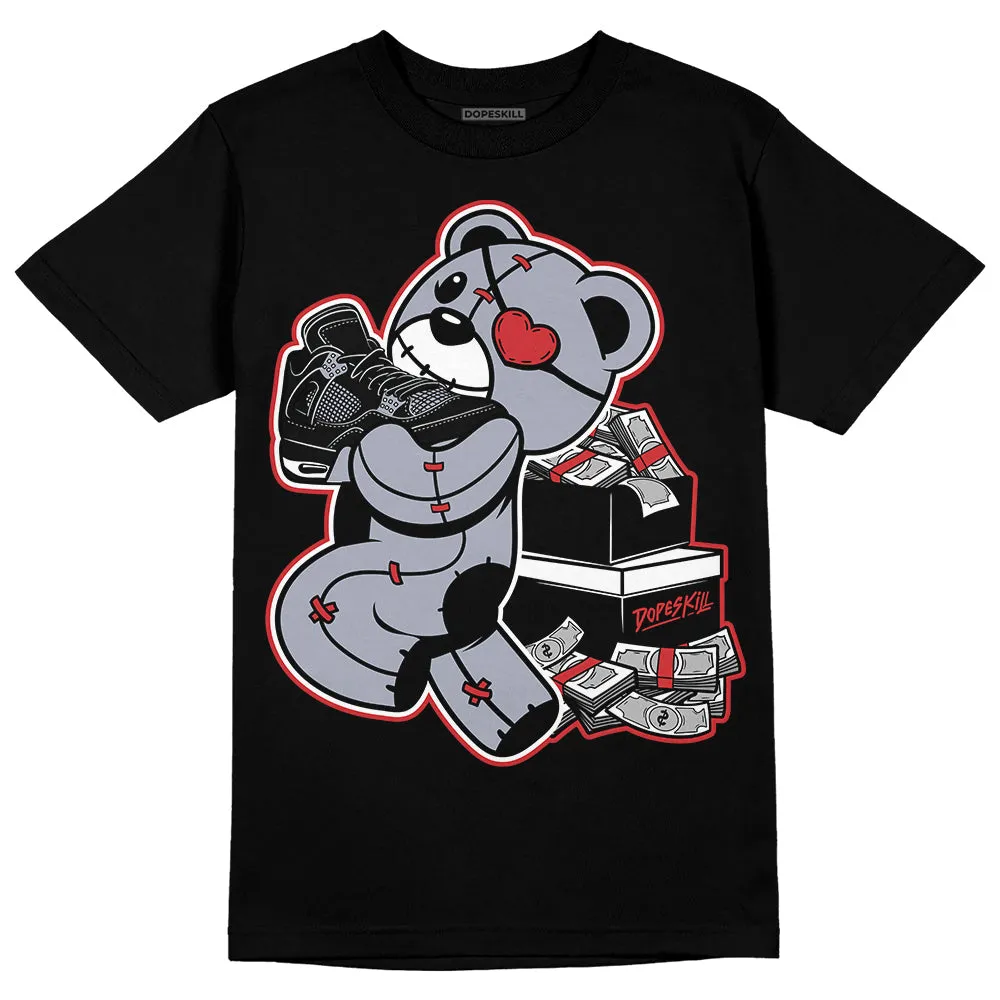 Bred Reimagined 4s DopeSkill T-Shirt Bear Steals Sneaker Graphic sold by DopeSkill