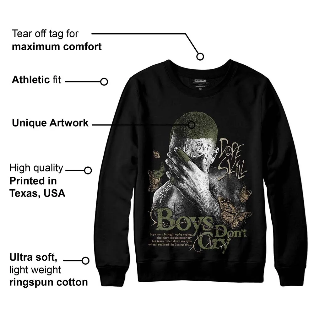 Max 90 Neutral Olive DopeSkill Sweatshirt Boys Don't Cry Graphic sold by DopeSkill product image thumbnail 3