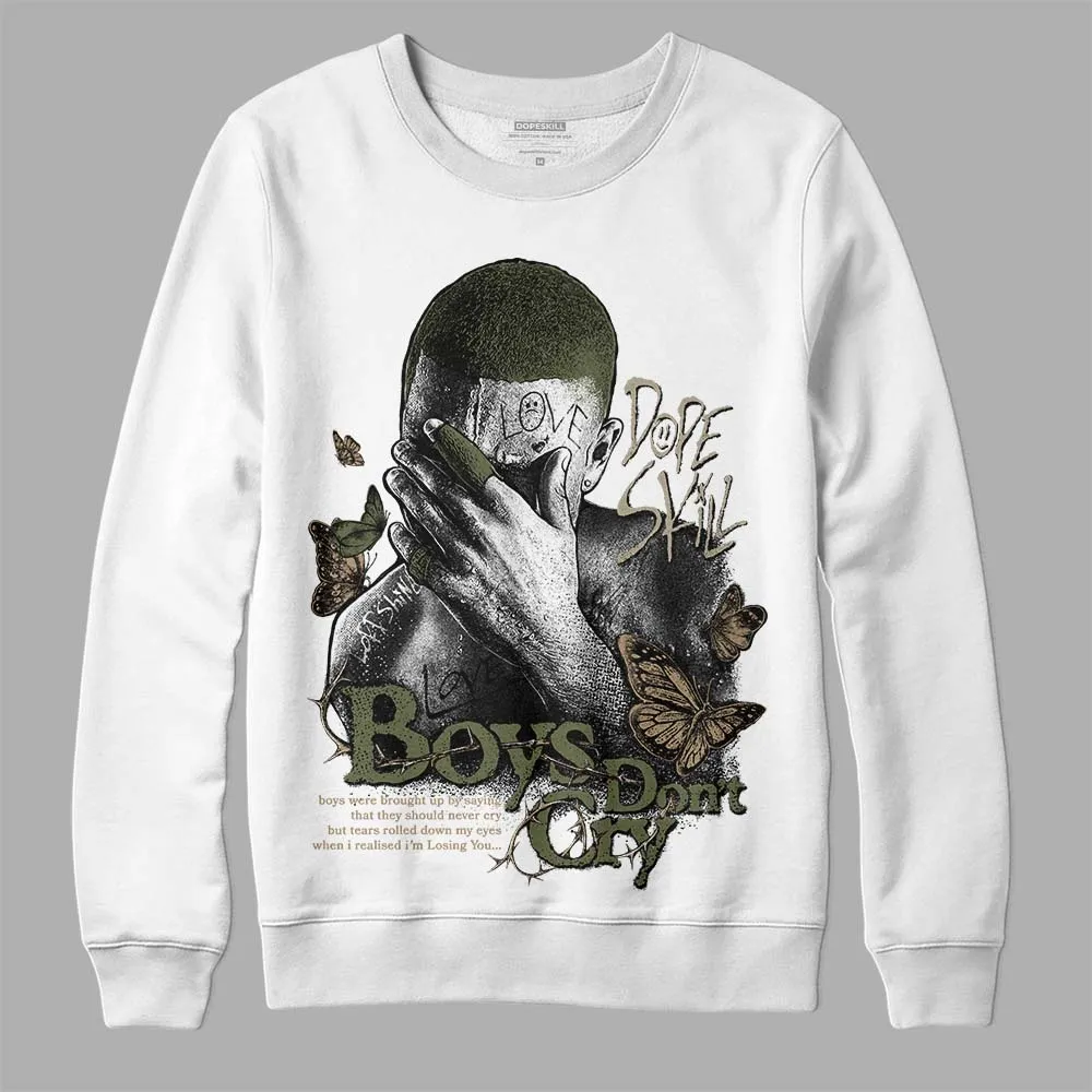 Max 90 Neutral Olive DopeSkill Sweatshirt Boys Don't Cry Graphic sold by DopeSkill product image thumbnail 2