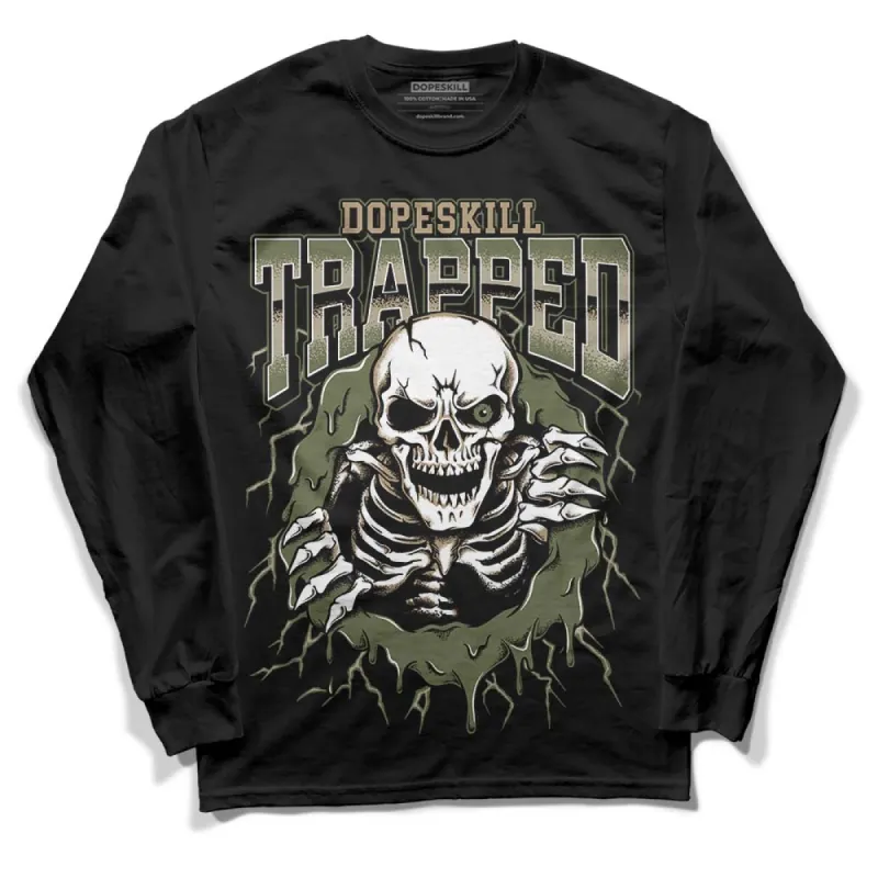 Max 90 Neutral Olive DopeSkill Long Sleeve T-Shirt Trapped Halloween Graphic sold by DopeSkill