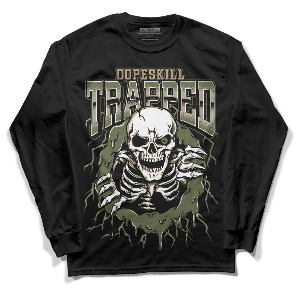Max 90 Neutral Olive DopeSkill Long Sleeve T-Shirt Trapped Halloween Graphic sold by DopeSkill