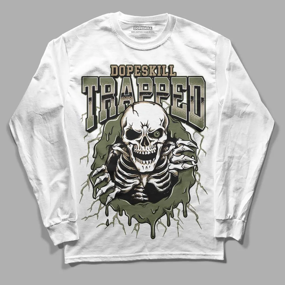 Max 90 Neutral Olive DopeSkill Long Sleeve T-Shirt Trapped Halloween Graphic sold by DopeSkill product image thumbnail 2