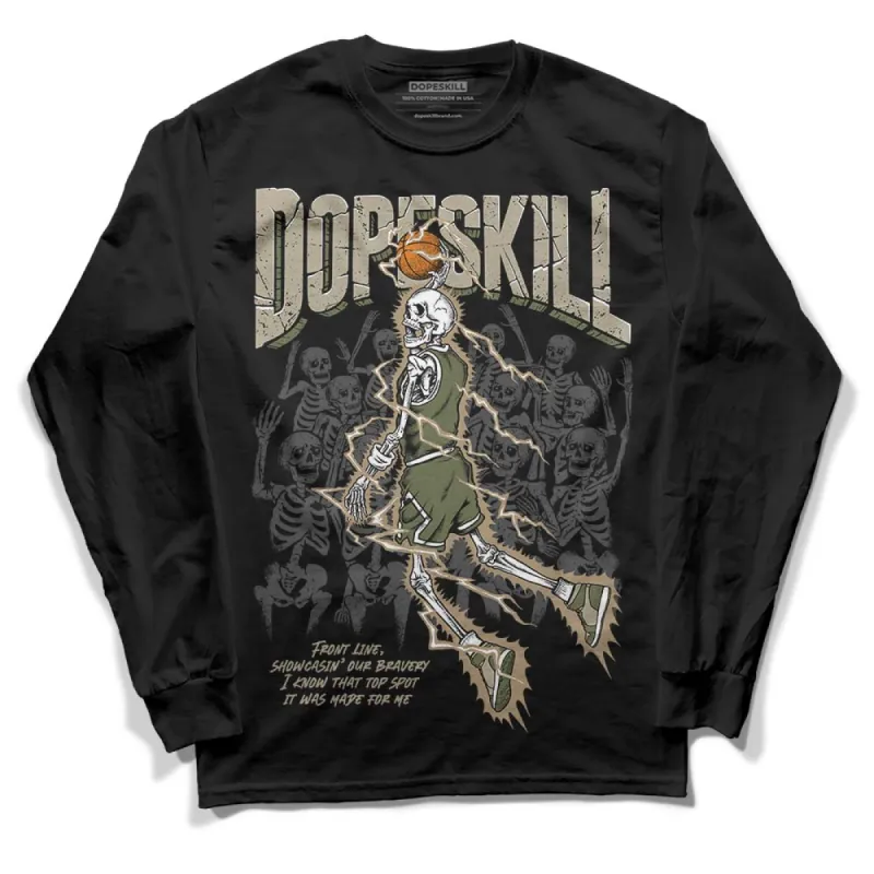 Max 90 Neutral Olive DopeSkill Long Sleeve T-Shirt Thunder Dunk Graphic sold by DopeSkill