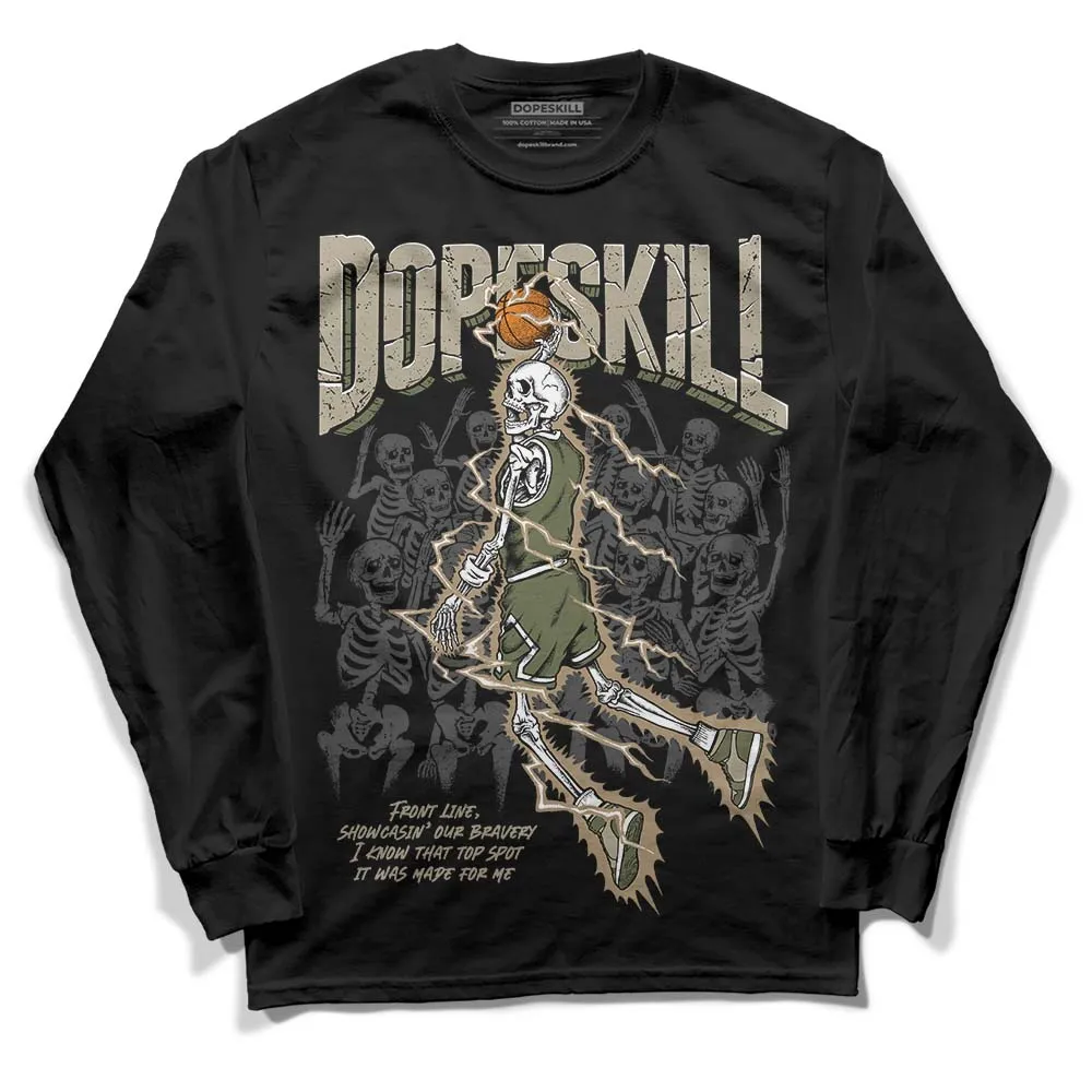 Max 90 Neutral Olive DopeSkill Long Sleeve T-Shirt Thunder Dunk Graphic sold by DopeSkill