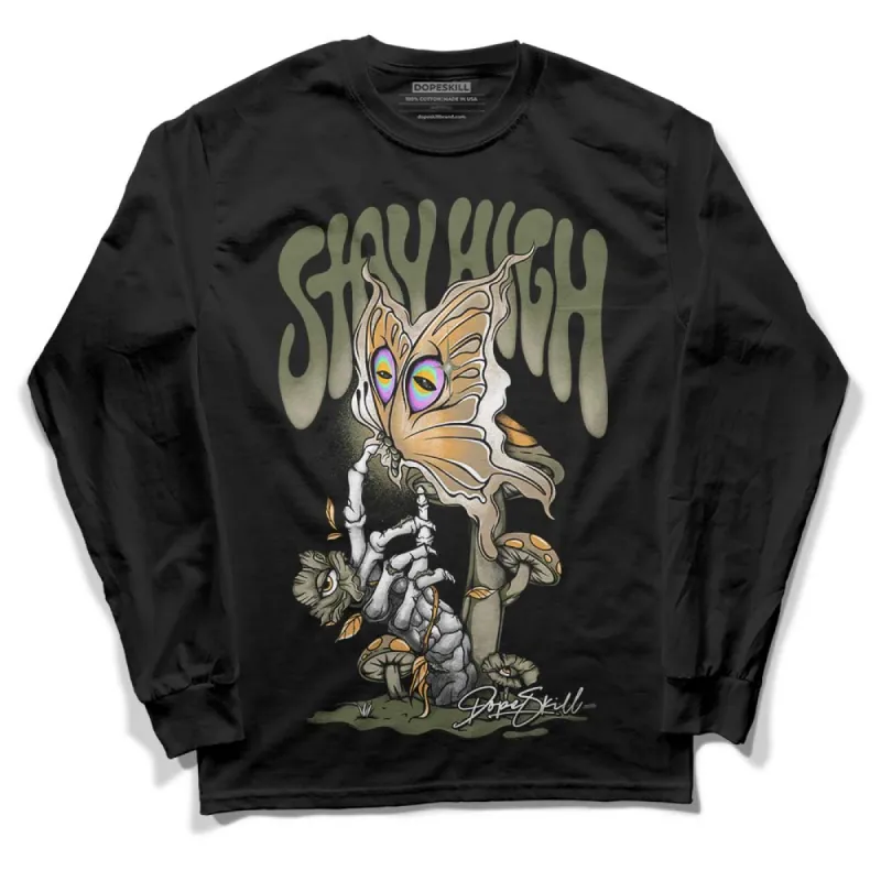Max 90 Neutral Olive DopeSkill Long Sleeve T-Shirt Stay High Graphic sold by DopeSkill