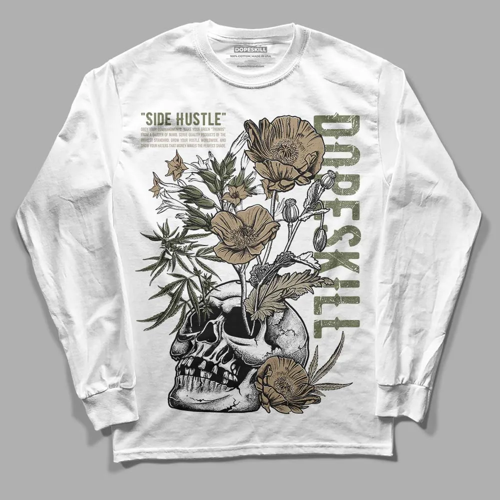 Max 90 Neutral Olive DopeSkill Long Sleeve T-Shirt Side Hustle Graphic sold by DopeSkill product image thumbnail 2