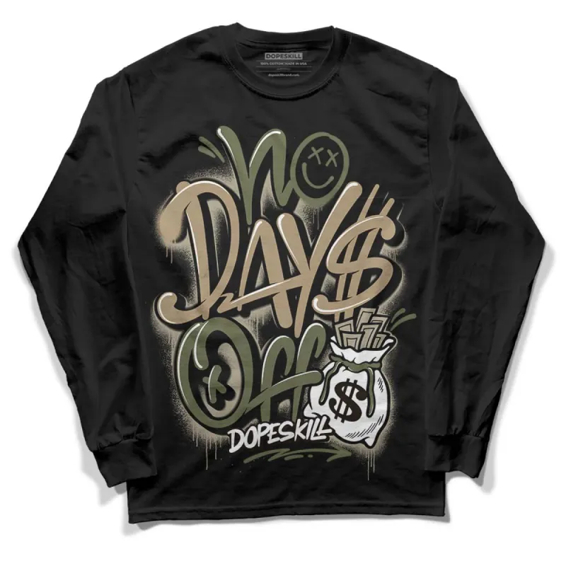 Max 90 Neutral Olive DopeSkill Long Sleeve T-Shirt No Days Off Graphic sold by DopeSkill