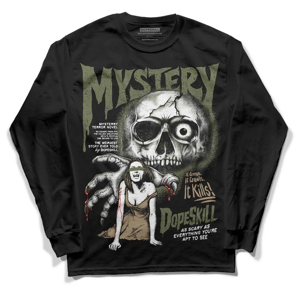 Max 90 Neutral Olive DopeSkill Long Sleeve T-Shirt Mystery Ghostly Grasp Graphic sold by DopeSkill