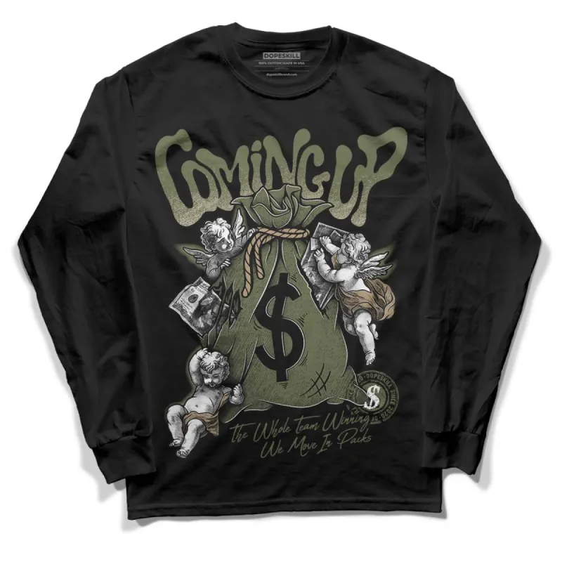 Max 90 Neutral Olive DopeSkill Long Sleeve T-Shirt Money Bag Coming Up Graphic sold by DopeSkill