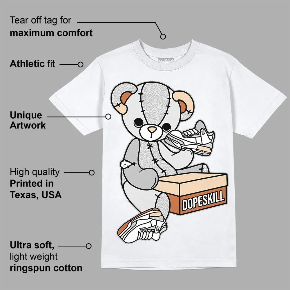 Craft Ivory 3s DopeSkill T-Shirt Sneakerhead BEAR Graphic sold by DopeSkill product image thumbnail 3