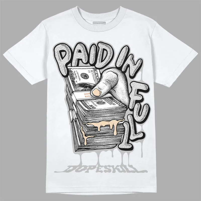 Craft Ivory 3s DopeSkill T-Shirt Paid In Full Graphic sold by DopeSkill