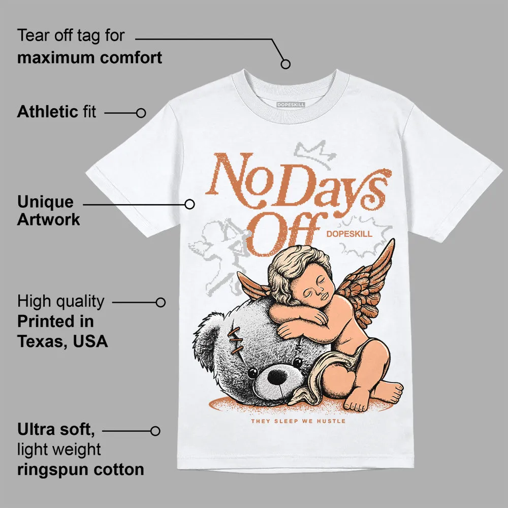 Craft Ivory 3s DopeSkill T-Shirt New No Days Off Graphic sold by DopeSkill product image thumbnail 3