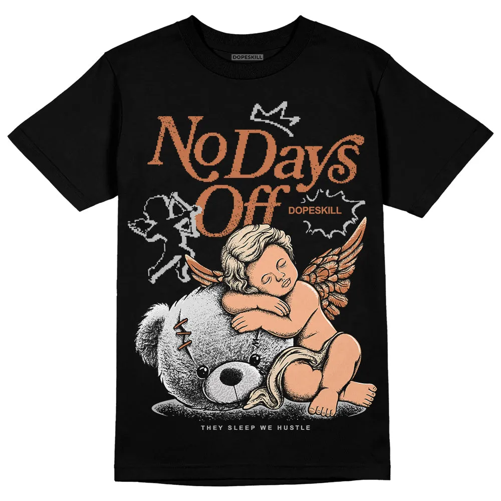 Craft Ivory 3s DopeSkill T-Shirt New No Days Off Graphic sold by DopeSkill product image thumbnail 2