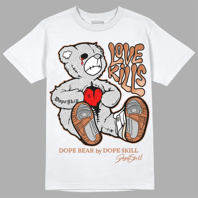 Craft Ivory 3s DopeSkill T-Shirt Love Kills Graphic sold by DopeSkill