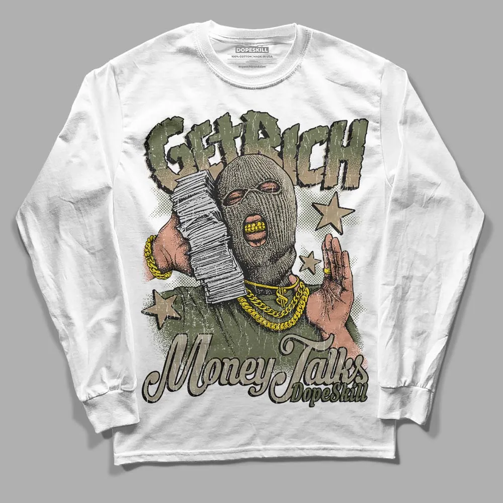 Max 90 Neutral Olive DopeSkill Long Sleeve T-Shirt Get Rich Graphic sold by DopeSkill product image thumbnail 2