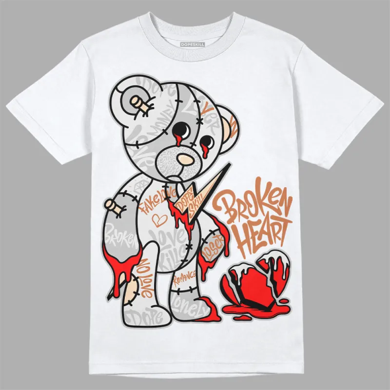 Craft Ivory 3s DopeSkill T-Shirt Broken Heart Graphic made by DopeSkill