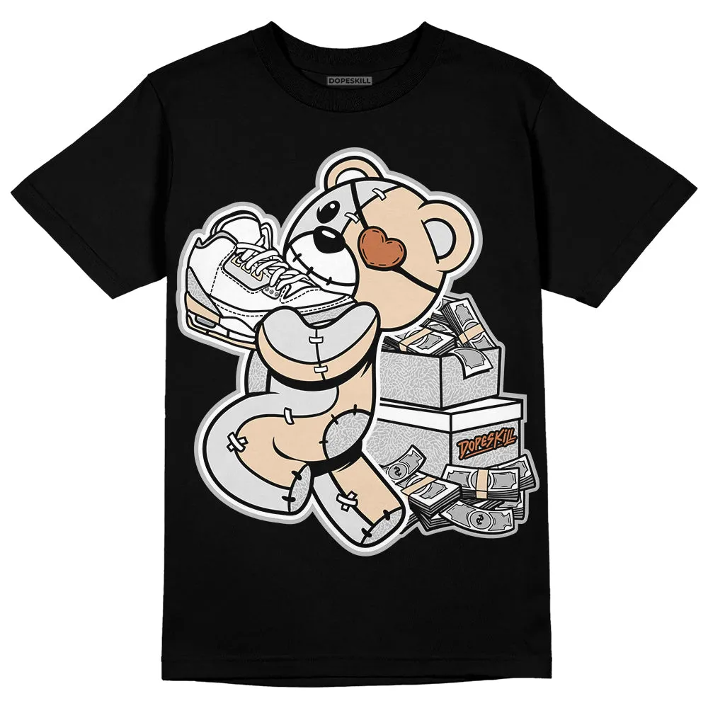 Craft Ivory 3s DopeSkill T-Shirt Bear Steals Sneaker Graphic sold by DopeSkill product image thumbnail 2