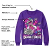 PURPLE Collection DopeSkill Purple Sweatshirt Born To Be Rich Graphic sold by DopeSkill