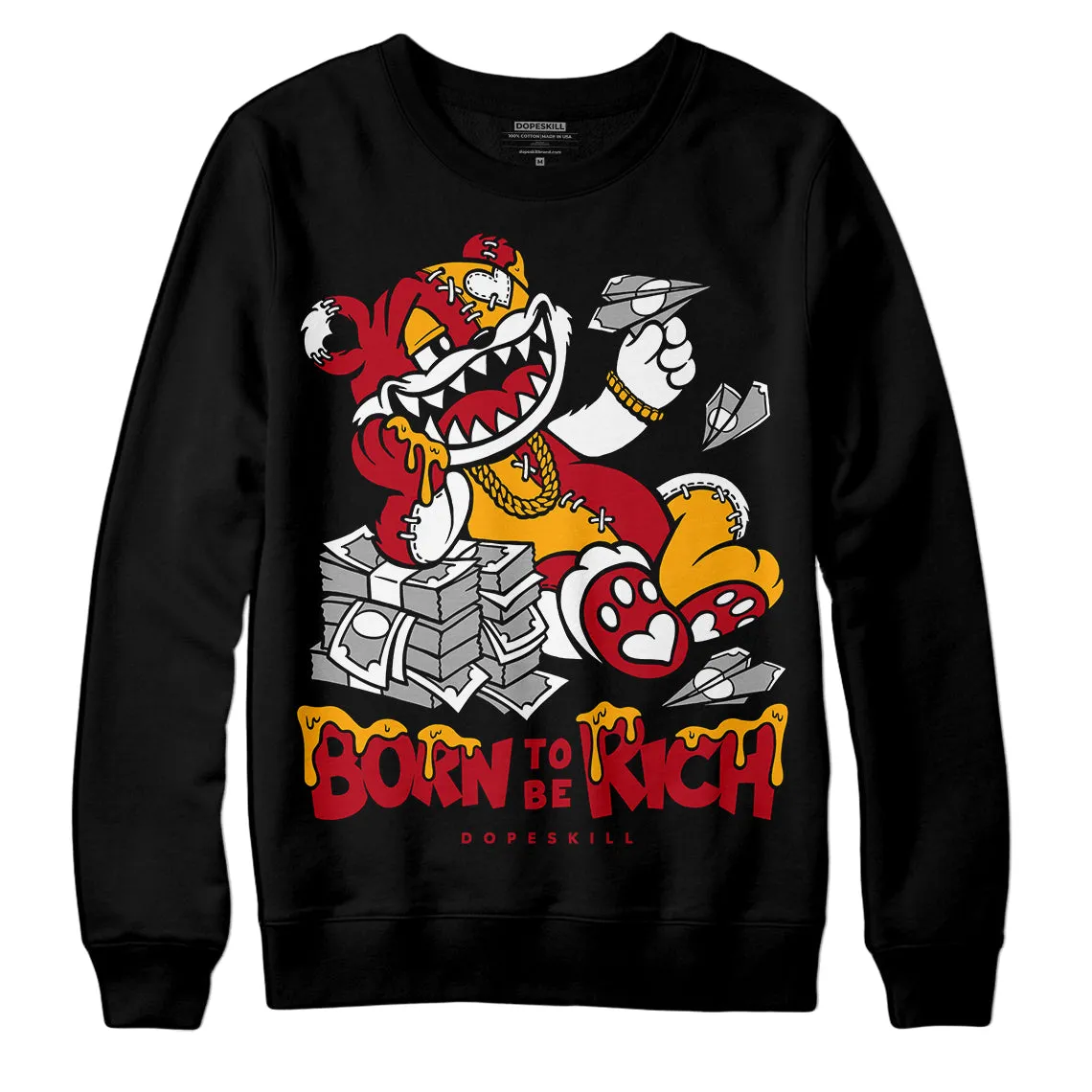 Cardinal 7s DopeSkill Sweatshirt Born To Be Rich Graphic sold by DopeSkill product image thumbnail 2