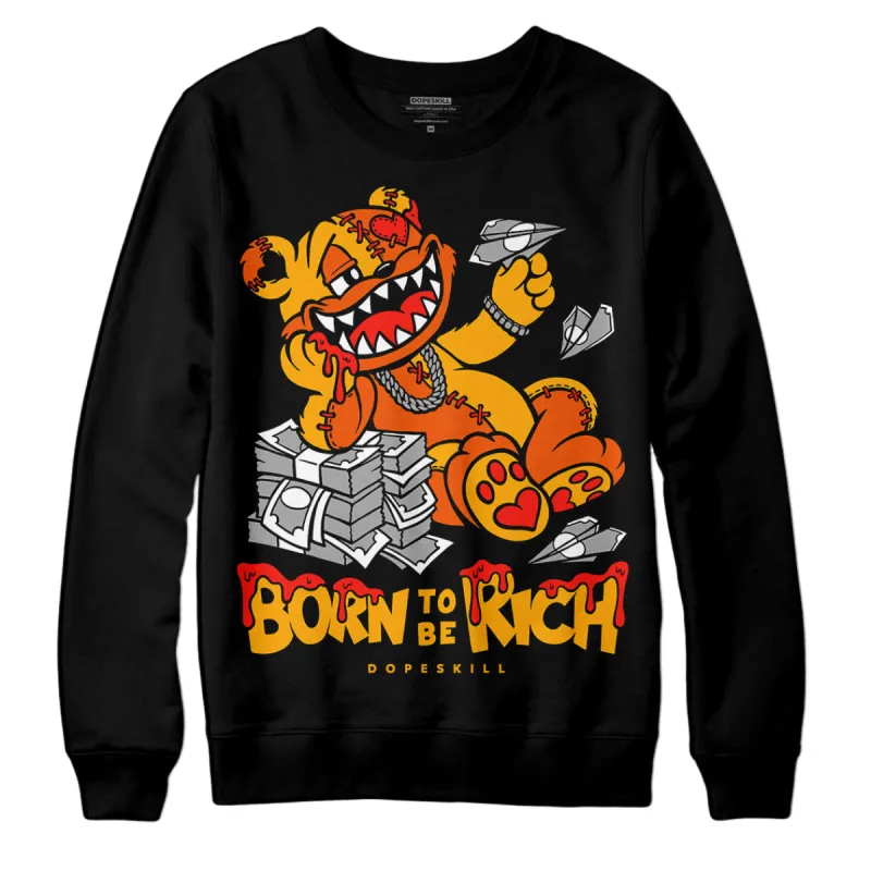 Black Taxi 12s DopeSkill Sweatshirt Born To Be Rich Graphic sold by DopeSkill