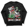 Dunk Panda White Black DopeSkill Long Sleeve T-Shirt Born To Be Rich Graphic sold by DopeSkill