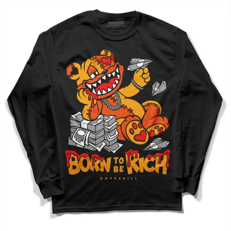 Black Taxi 12s DopeSkill Long Sleeve T-Shirt Born To Be Rich Graphic sold by DopeSkill