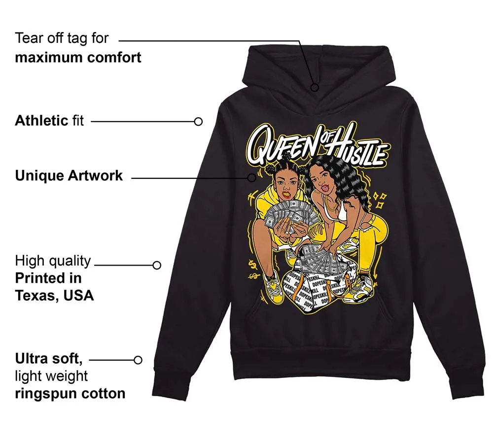 Yellow Ochre 6s DopeSkill Hoodie Sweatshirt Queen Of Hustle Graphic sold by DopeSkill product image thumbnail 3
