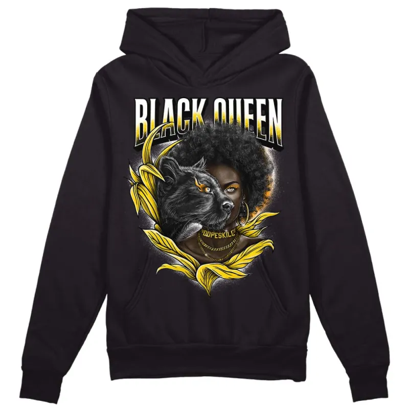 Yellow Ochre 6s DopeSkill Hoodie Sweatshirt New Black Queen Graphic sold by DopeSkill