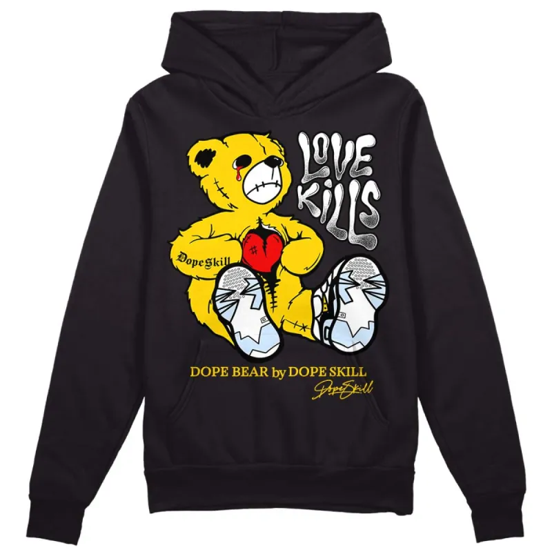 Yellow Ochre 6s DopeSkill Hoodie Sweatshirt Love Kills Graphic sold by DopeSkill