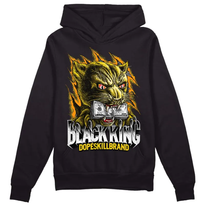 Yellow Ochre 6s DopeSkill Hoodie Sweatshirt Black King Graphic sold by DopeSkill