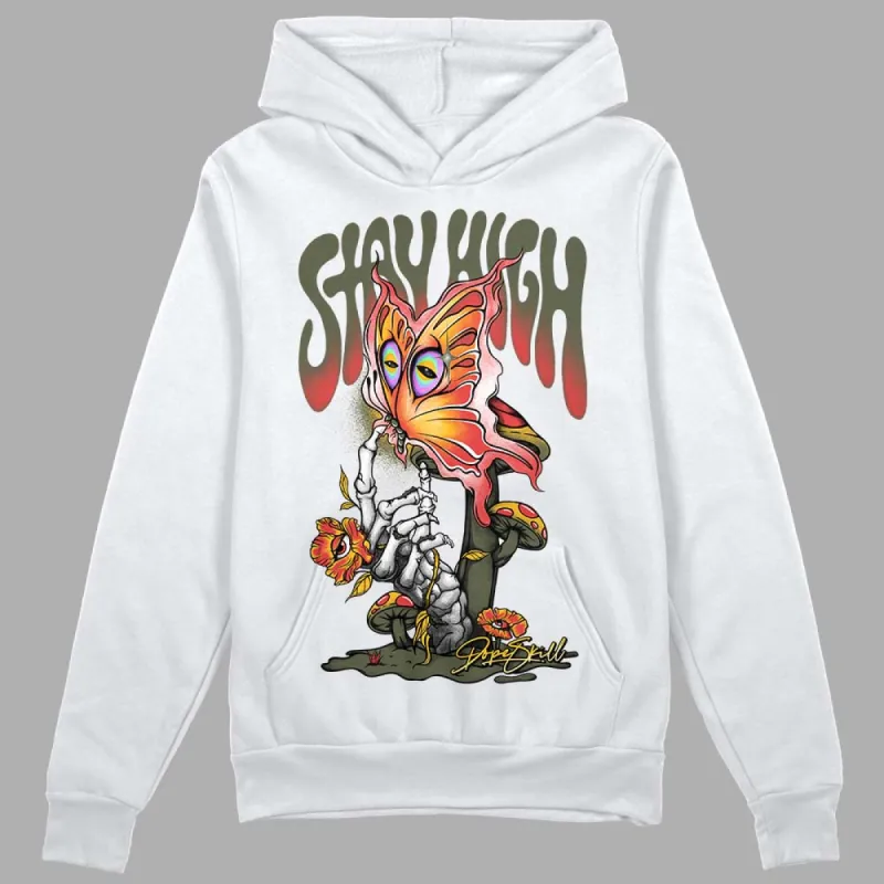 Dunk Mystic Red Cargo Khaki DopeSkill Hoodie Sweatshirt Stay High Graphic sold by DopeSkill
