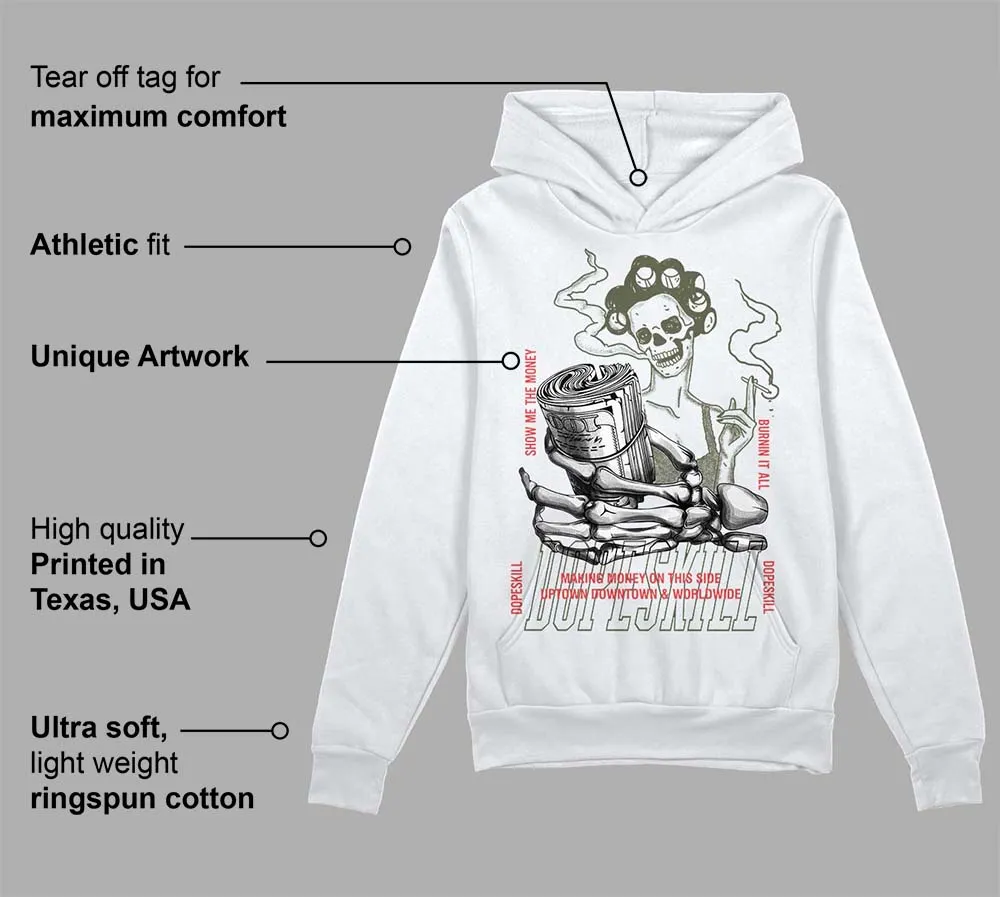 Dunk Mystic Red Cargo Khaki DopeSkill Hoodie Sweatshirt Show Me The Money Graphic sold by DopeSkill product image thumbnail 3